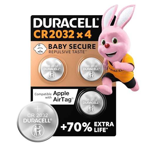 4X Duracell Cr 2032 Lithium (1 x blister med 4 batterier) 4 batterier