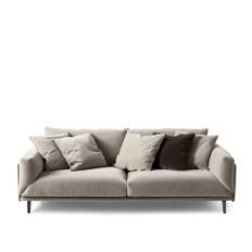 Arflex - Faubourg 3-Seater Sofa, Leather Cat. Super Perla 2 - Soffor - Carlo Colombo - Brun