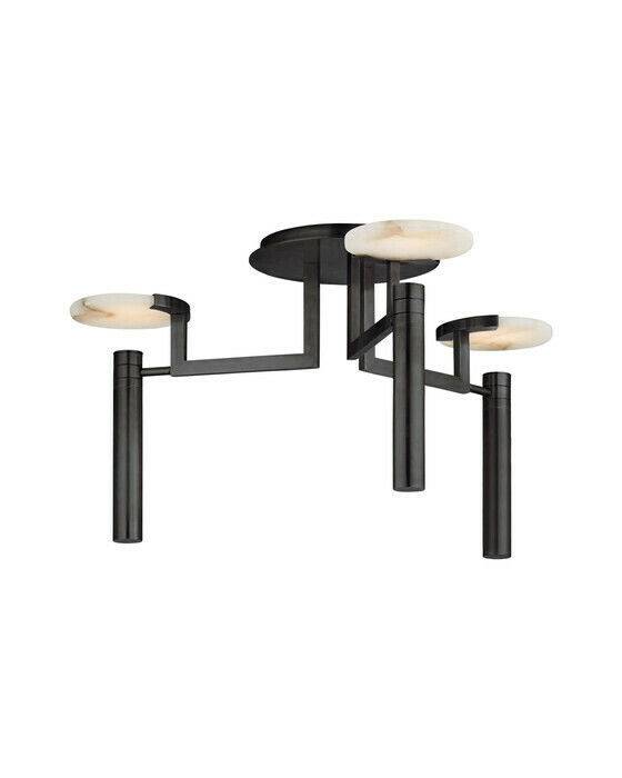 Visual Comfort Melange Floating Disc taklampa brons L - Guld / Brun