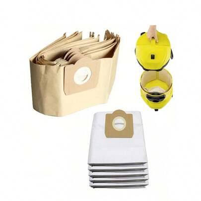 2/5 st Dammsugare dammpåsar kompatibla med Karcher 6.959-130.0, A2204, WD3.300, MV3, WD3, papper / non-woven material - Multifärgad (Multi-size)