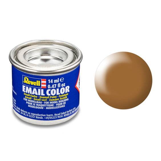 Revell hobbyfärg 14 ml - 382 Wood brown / silk - Brun