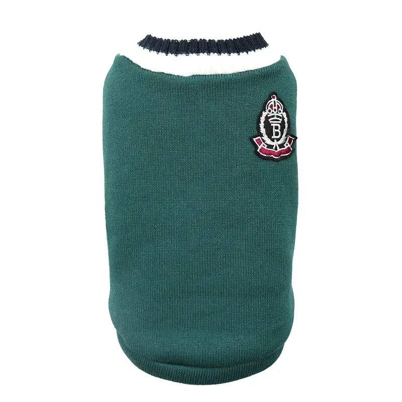 Pet Sweater - Warm Pullover Vest for Dogs and Cats - Green / 3XL (3XL)
