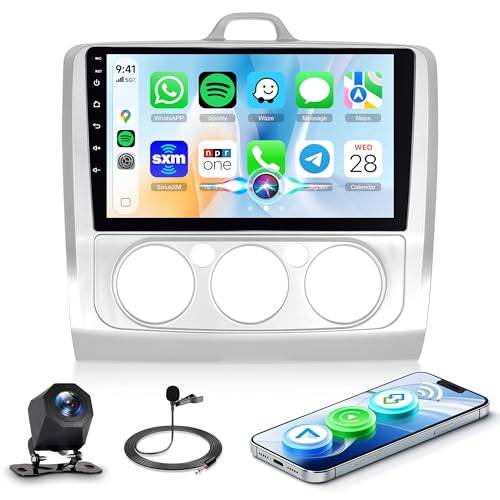 2G+64G trådlös CarPlay Android 13 bilradio för Ford Focus Mk2/Mk3 Exi MT 2004-2011 9 tums GPS-WiFi Mirror Link Bluetooth FM/RDS/DAB/EQ/SWC backkamera