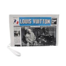 Louis Vuitton Vintage, Pre-owned, Herre, Flerfarvet, ONE SIZE, Uld, Pre-owned Laeder clutches