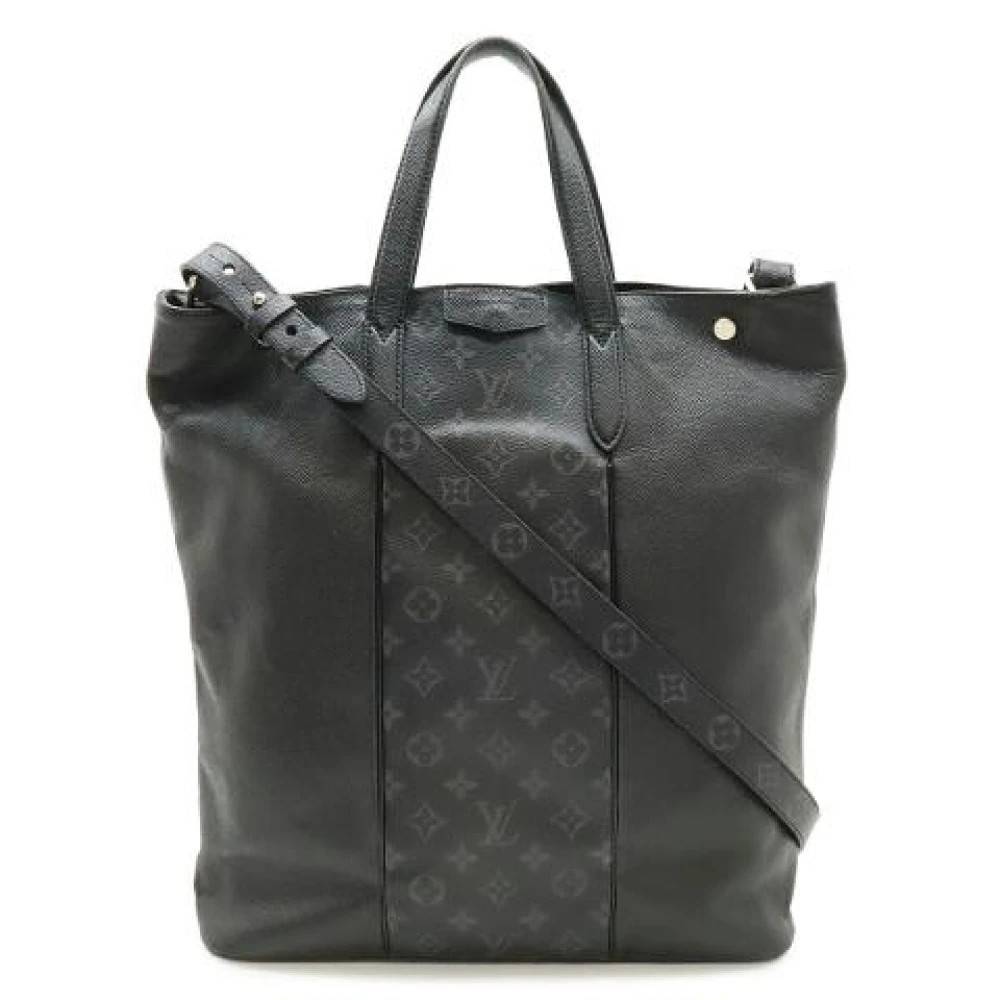 Louis Vuitton Vintage Pre-owned Monogram Eclipse Taigarama City Tote - Vintage - Dame - Sort - ONE SIZE - Uld