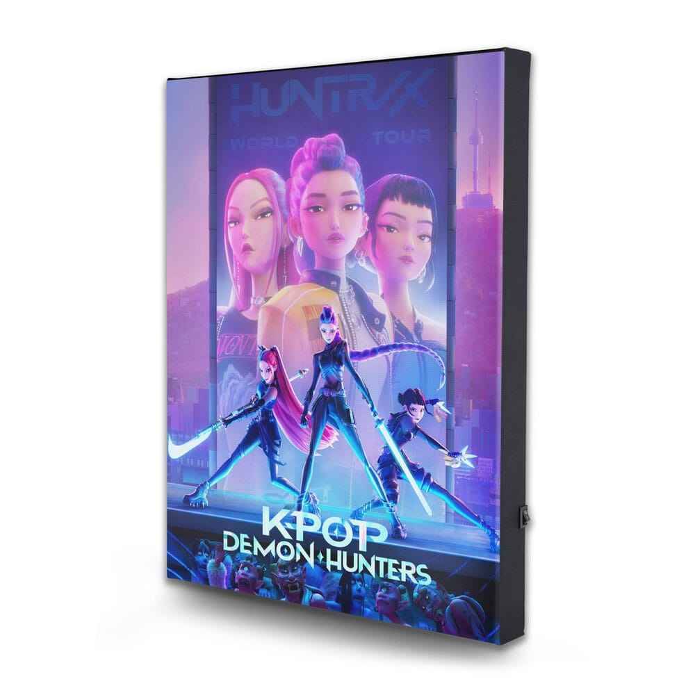 KPop Demonjägare Canvastryck med ljus