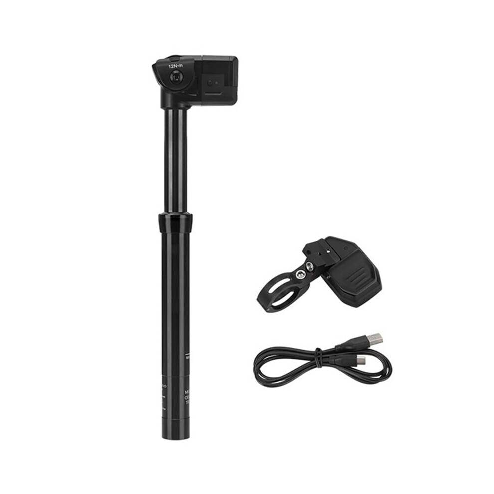 Bike Wireless Dropper Seatpost IP67 Waterproof Rechargeable Automatic Lifting Travel 150mm Electric Seatpost 34.9