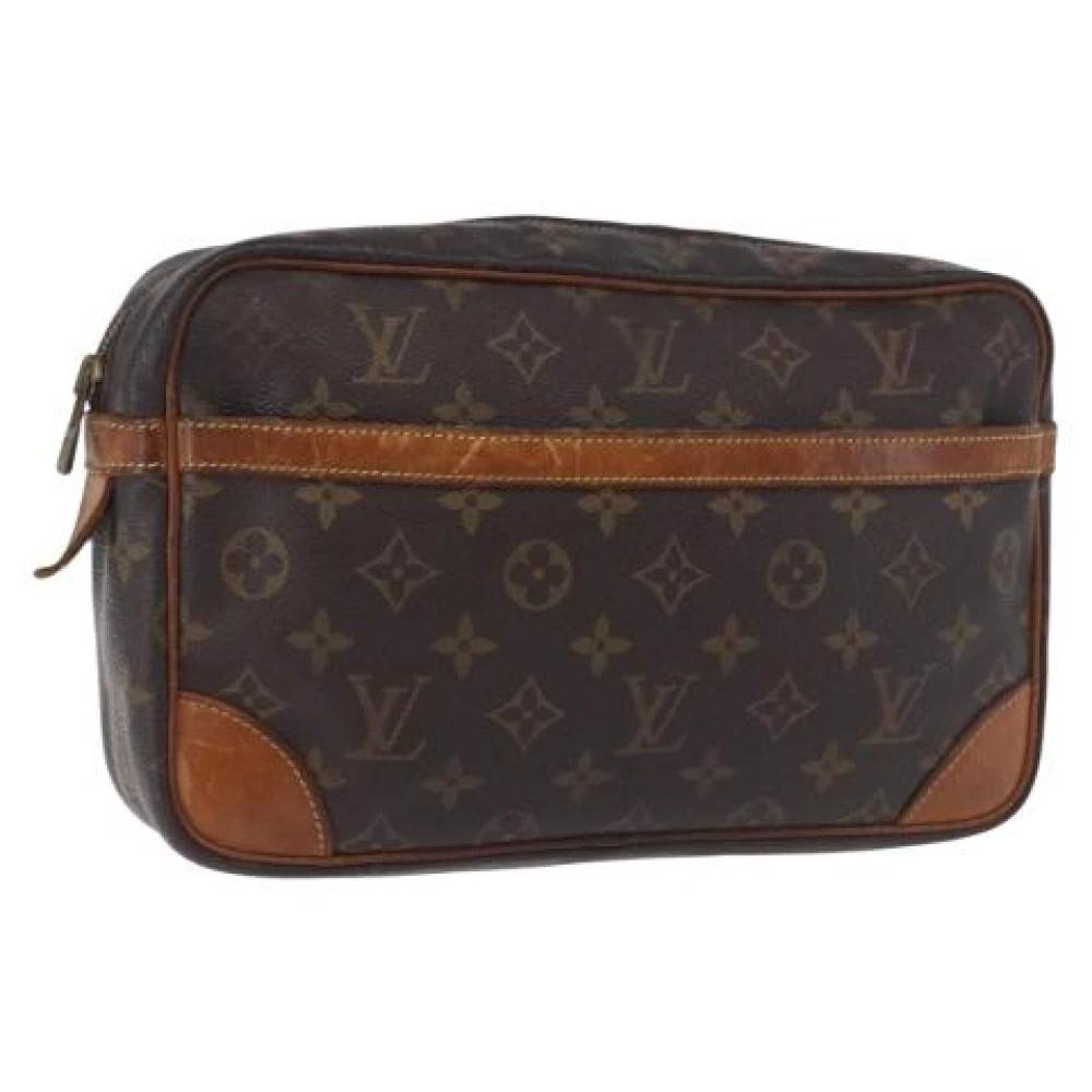 Louis Vuitton Vintage - Pre-owned Monogram Canvas Clutch Bag Vintage - Dam - ONE Size - Läder