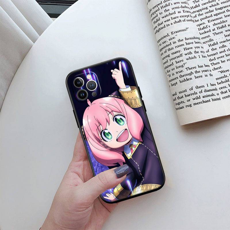 IR26 Spy X Anya Forger Family Phone Shell Case for iPhone 7 8 11 12 13 14 15 16 16E XS Pro Max XR X SE iPhone XR