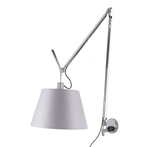 Tolomeo Mega Væglampe Satin 36cm med Lysdæmper.