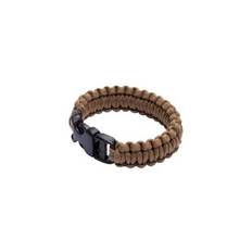 Paracord Survival Bracelet, Coyote Brown