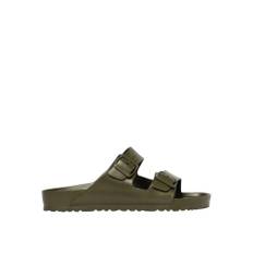 Birkenstock, Sko, Herre, Grøn, 46 EU, Komfortable Slide Sandaler i Khaki