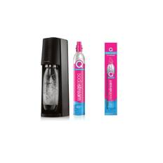 Sodastream - Terra - Black + 1 CQC Extra Cylinder - Bundle