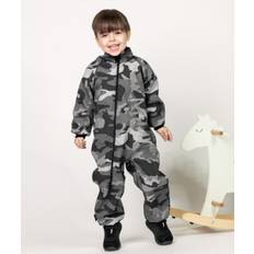 Waterproof Softshell Overall Comfy Grey Military Bodysuit