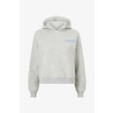 Gina Tricot - Huvtröja Printed Hoodie - Grå