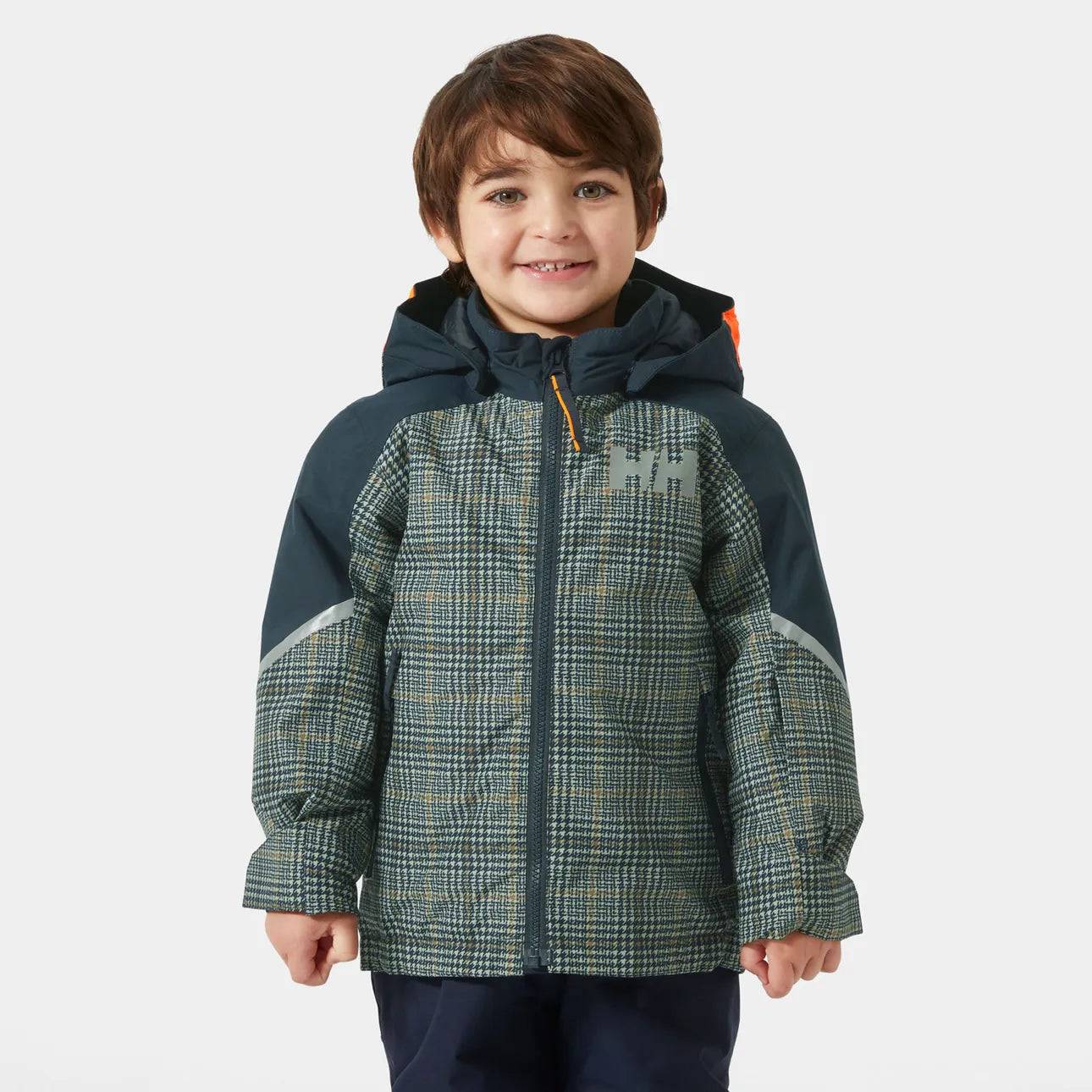 Helly Hansen Kids' Legend Jacket Skijakke Børn - Light Lav AOP - Light Lav AOP / 92 cm / 2 år