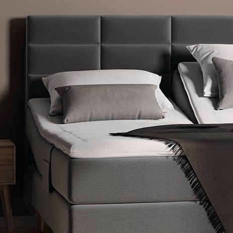 Elevationsseng - 90x200 - Svane Zonic Plus Latex.