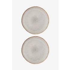 Bloomingville - Tallerken Sandrine diameter 28,5 cm 2-pak - Natur - Tallerkener - - Homeroom