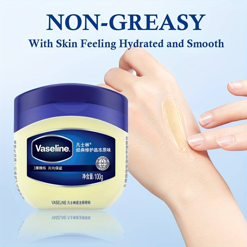 TEMU Spring Vaseline Classic Hand Jelly Cream 100g, Long-lasting Moisturizing Hand, Compact Portable Size For Daily & Outdoor Use, Ideal Small Gift For
