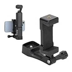 EUGOOCX expansion telefonklämhållare för DJI OSMO Pocket 3, främre smartphone-fäste med 1/4 skruvadapter kompatibel med Pocket 3-kamera