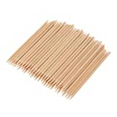 100PCS Nail Art Wood Sticks Wooden Cuticle Remover Pusher Manicure Pedicure Tool Disposable JIANNI