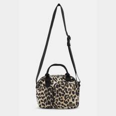 GANNI A4354 Recycled Tech Festival Top Handle taske - Leopard - ONE SIZE / Print