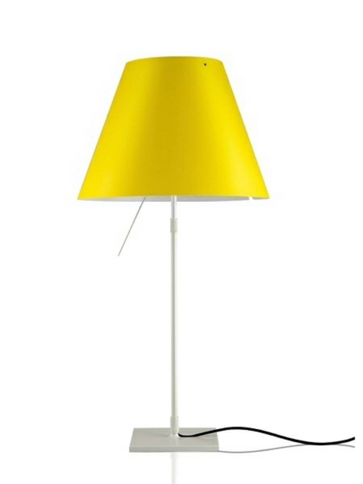 Bordlampe Luceplan, Gul, Stue, Aluminium