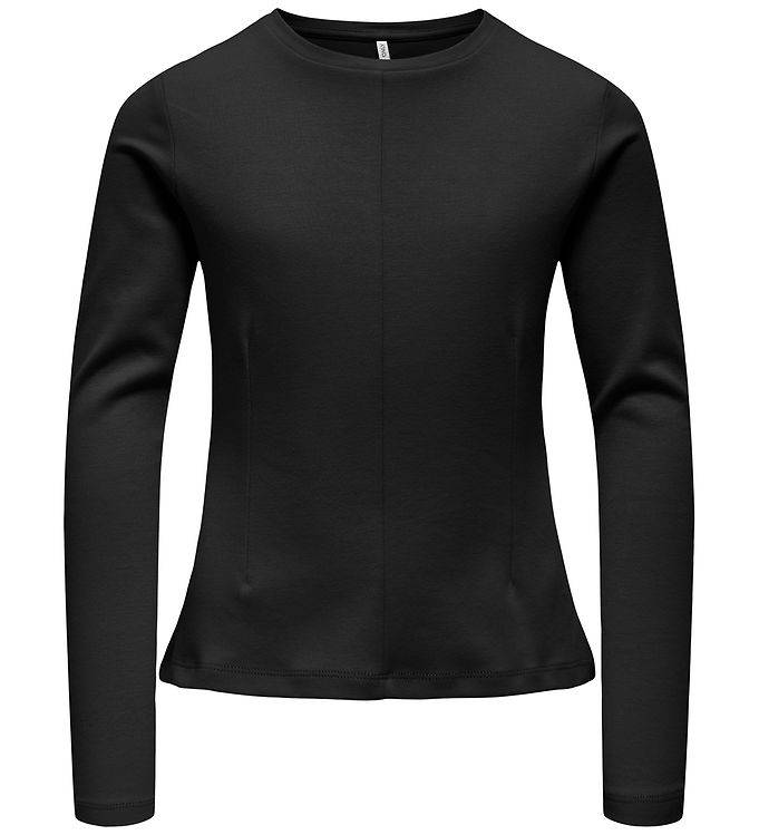 Kids Only Bluse - KogEva - Black - Kids Only - 9-10 år (134-140) - Bluse