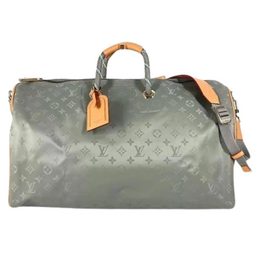 Louis Vuitton Vintage - Pre-owned Canvas Boston Bag Vintage - Herr - ONE Size - Läder