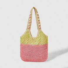 Dam Beach Colorblock Minimalistisk tygväska, avslappnad daglig användning - Multifärgad (En-Storlek)