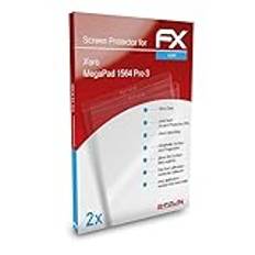 atFoliX Skärmskyddsfilm är kompatibel med Xoro MegaPad 1564 Pro 3 Film, ultra-klar FX Skyddsfilm (2X)