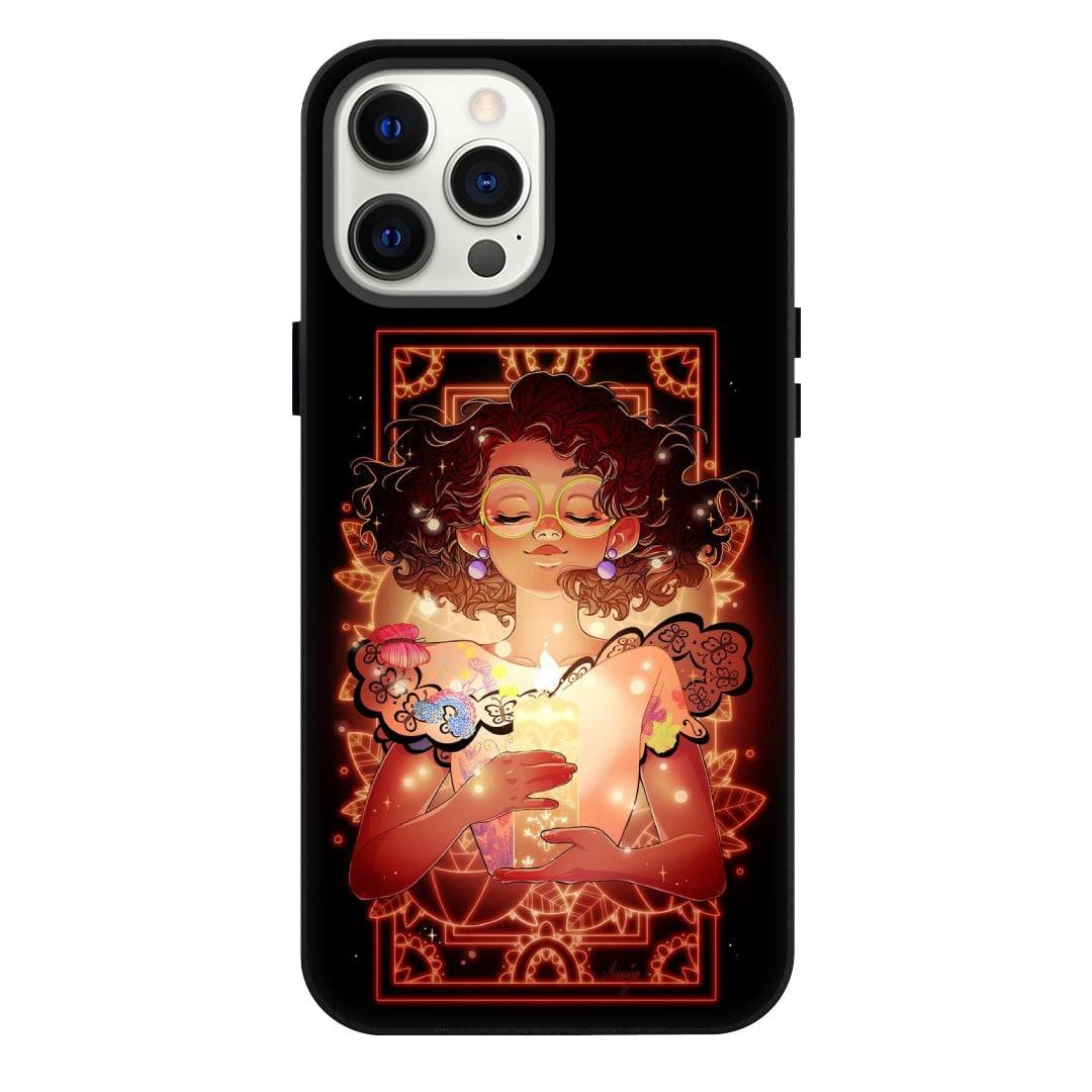 Encanto Mirabel Madrigal Phone Case For iPhone Samsung Galaxy Pixel OnePlus Vivo Xiaomi Asus Sony Motorola Nokia - Mirabel Madrigal Glowing Neon Portrait Poster.