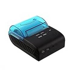 Etikettskrivare Mini Bluetooth Thermal ComectoTing Printer Ticker Printer for mobiltelefon 58mm TRermisk Etikettskrivare(5805DD)