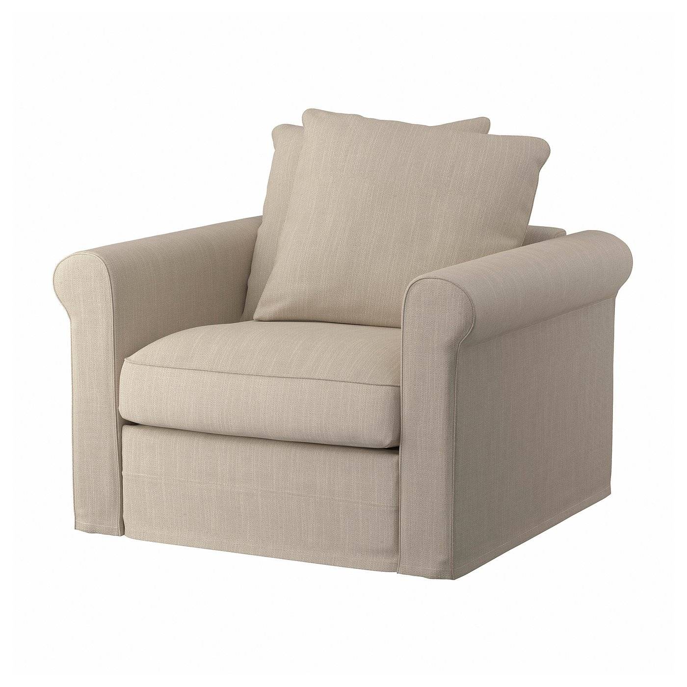 GRÖNLID klädsel till fåtölj, Hillared beige