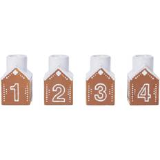 Kähler Gingerbread Adventsstage H7. 5 Brun Brun Str D:5 B:5 H:7,5 cm - Jul hos Magasin