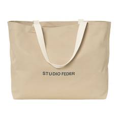 Studio Feder Weekendtaske - Sorella Big Bag - Canvas - Sand Beig - Studio Feder - OneSize - Taske