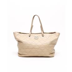 Chanel Large On The Road Tote Bag - Beige (30x40x19 cm)