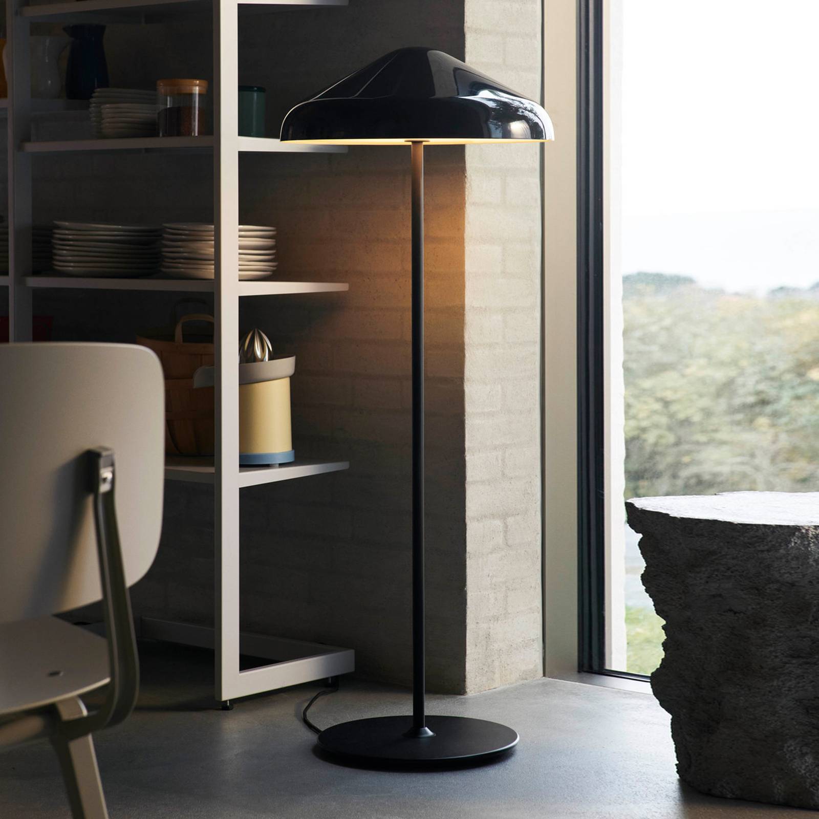 HAY Design golvlampa Pao, Svart, Vardagsrum / matsal, Metall, Design, Golvlampa
