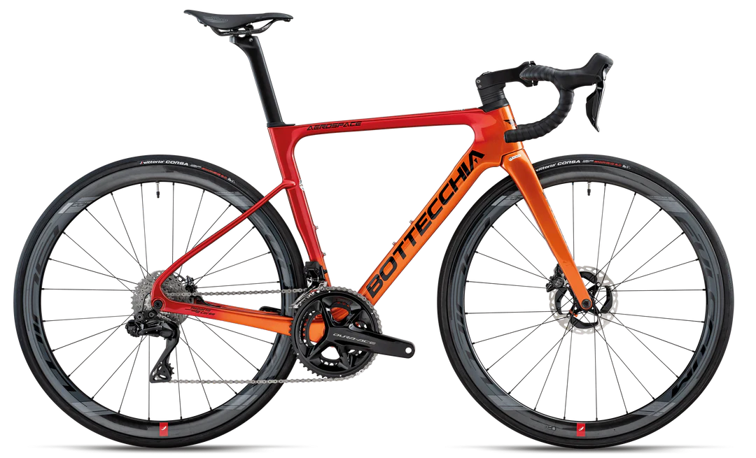 Bottecchia Aerospace 2024 - Shimano Ultegra Di2 12sp - Ursus Carbon TC37 - 094 / 49 / C3 nero rosso