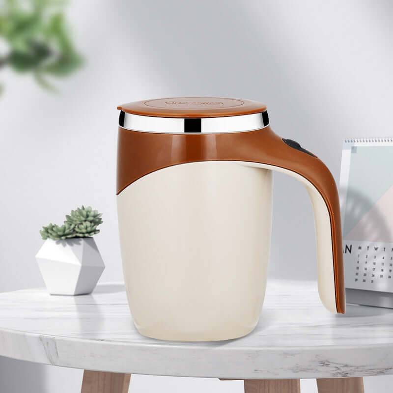 Electric Self-Stirring Coffee Mug Rechargeable Magnetic Cup - Coffee