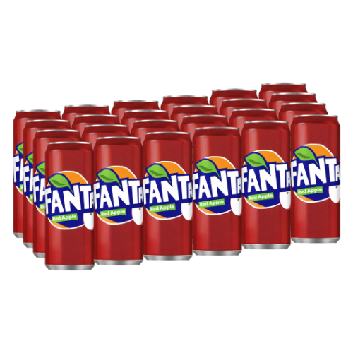 Fanta - Rött Äpple 320ml (Malaysia) - 24-pack