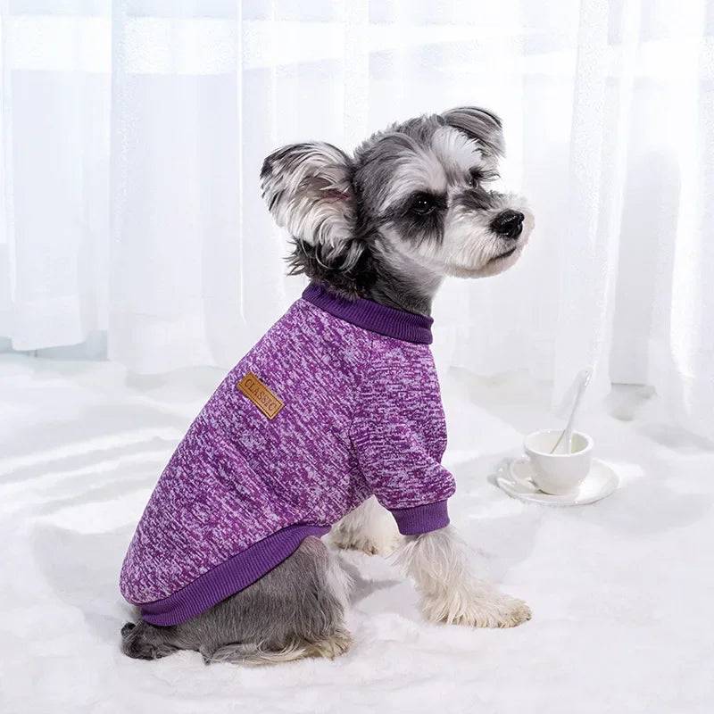 Winter Pet Jacket - Warm Coat for Dogs and Cats - Purple / S (S)