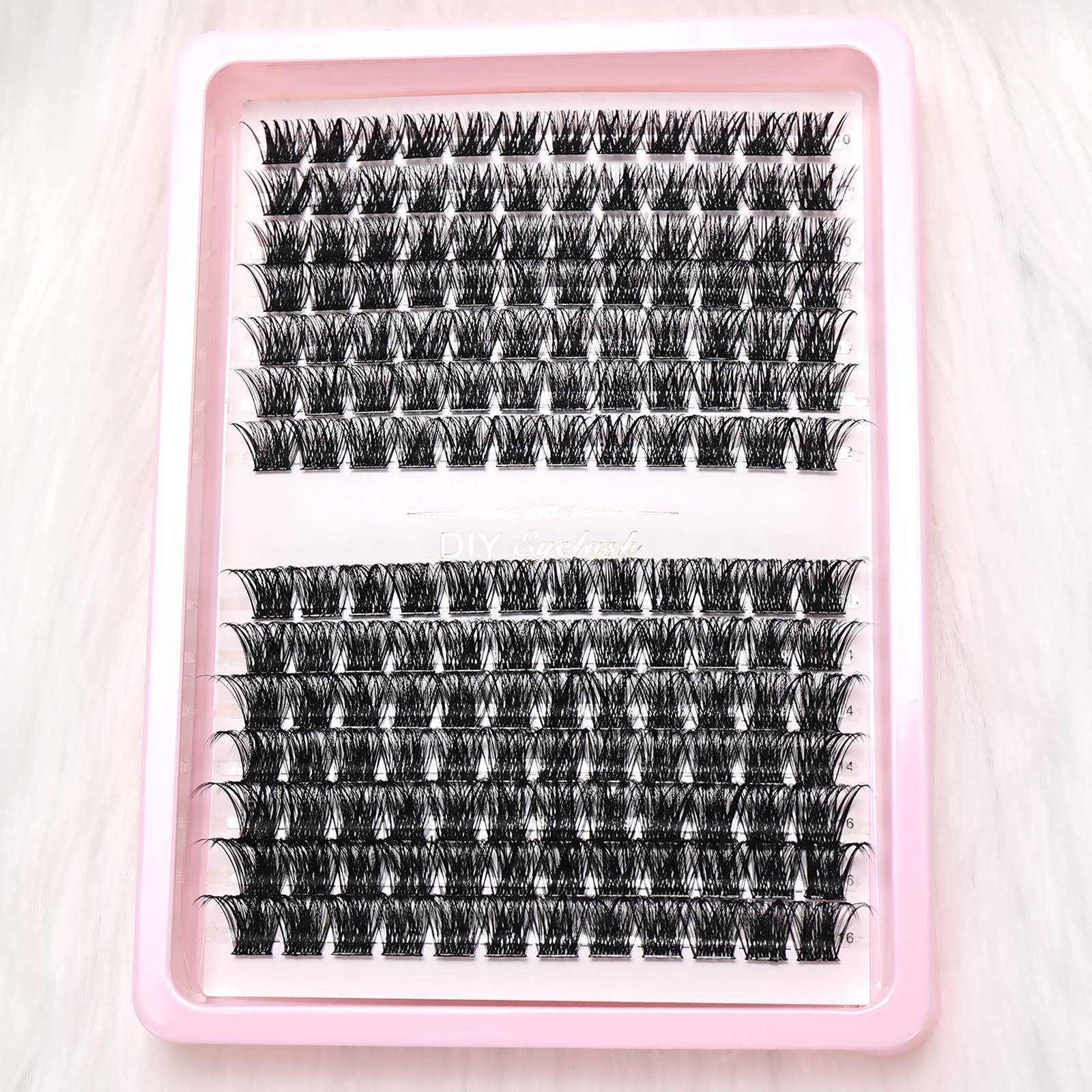 168pcs Lash Clusters - D 10-16mm Fluffy Individual Lashes, Soft Reusable False Lashes For Women's Everyday Party Makeup