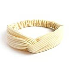 Vintage pannband, retro hårsmycken, hårtillbehör för kvinnor flickor, pannband, pannband, pannband, sport, hårband elastiska, breda hårband för kvinnor, yoga, träning, pannband, elastiska hårsmycken, aprikos