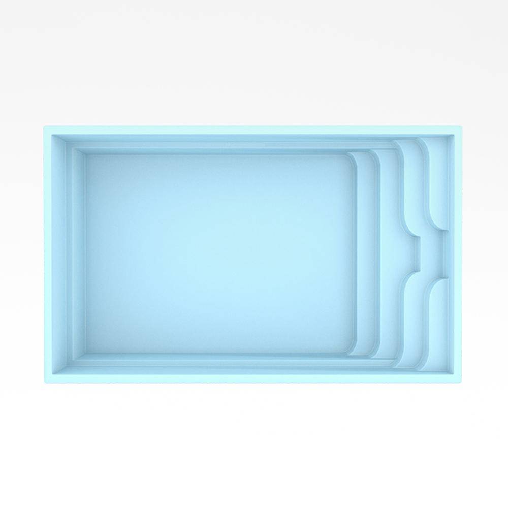 Fiber pool model Porto 6,20 x 3,70 x 1,50