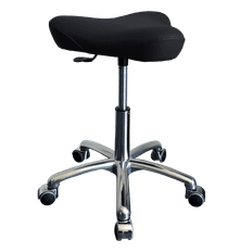 PHE Universal Sadelstol Vintage Læder Sort 47 - 66 cm