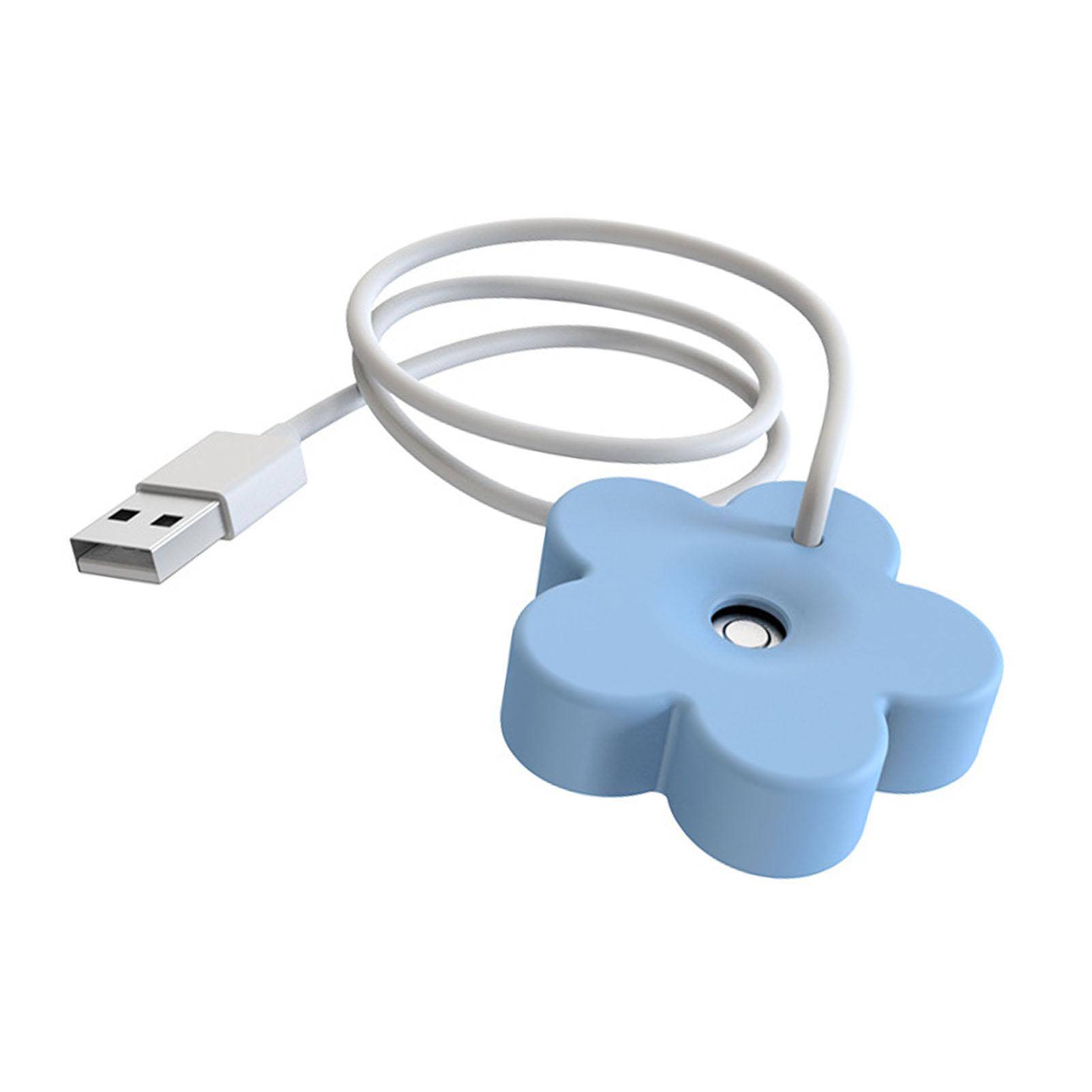 Mini Luftfuktare USB Skrivbord Bärbar Ultraljuds Atomizer Återfuktande Spray för Hemmet Blå