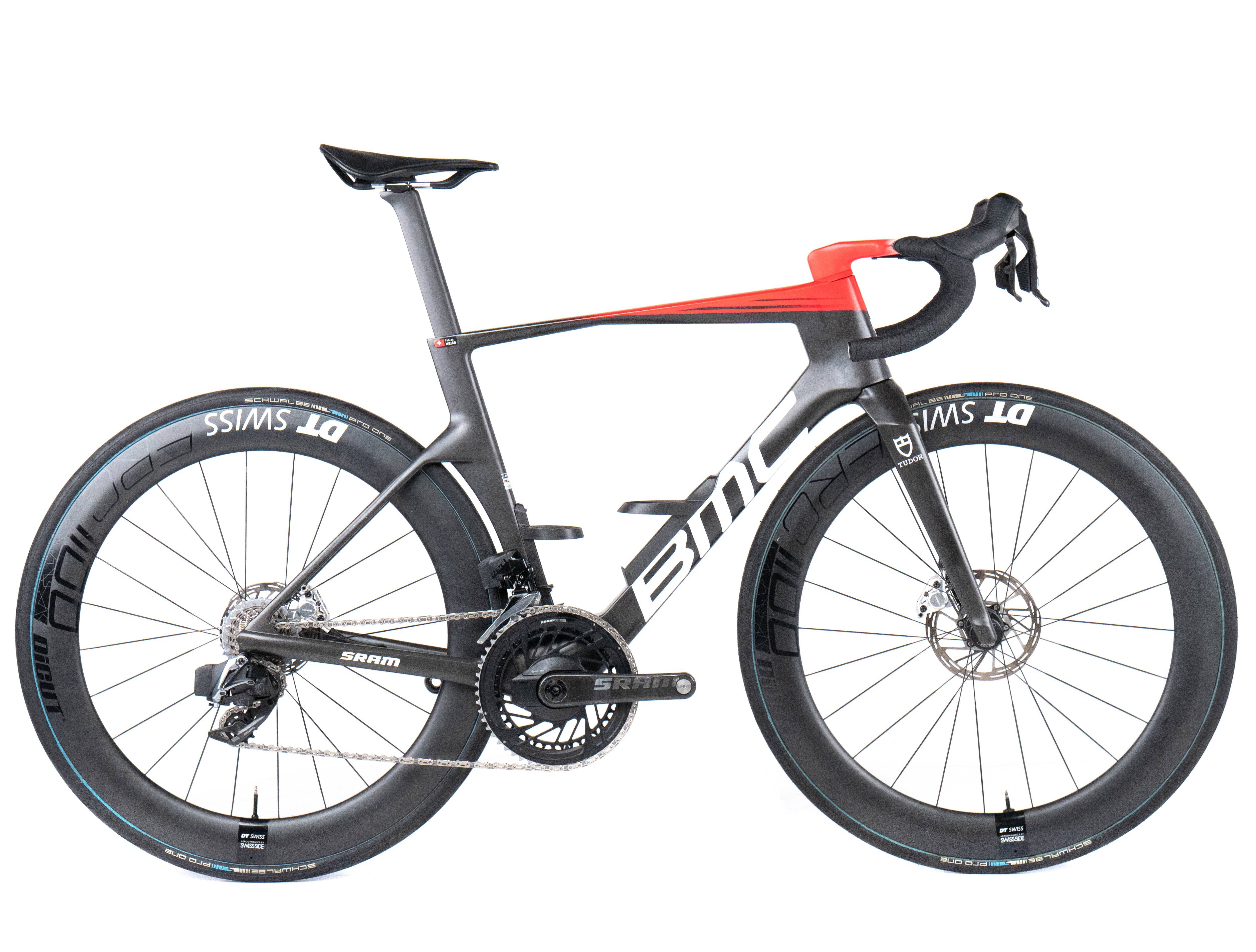 BMC Teammachine R 01 2025 Fabian Weiss size 54 Tudor Pro Cycling Sram Red AXS E1 2x12sp - Bikeroom / 54 / Carbon-White-Red