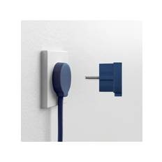 norm Schuko plug, matte blue