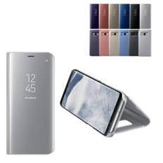 Samsung Galaxy S21 Eksklusivt Etui - Flip Cover - Clear View - LILLA